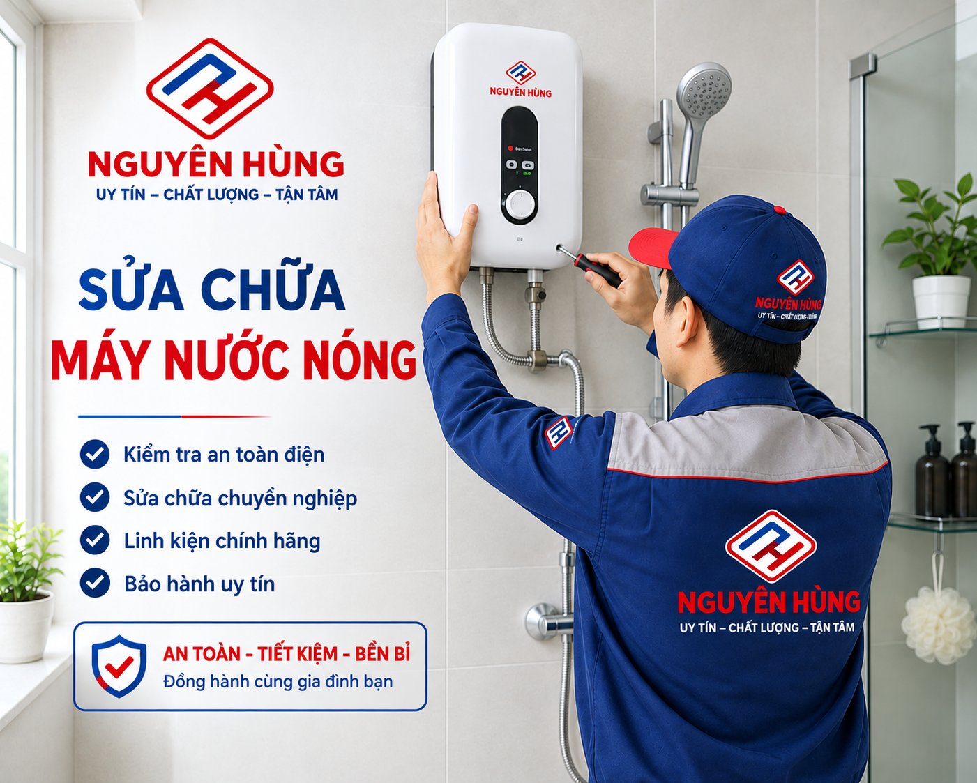 Thay thanh đốt bình nóng lạnh